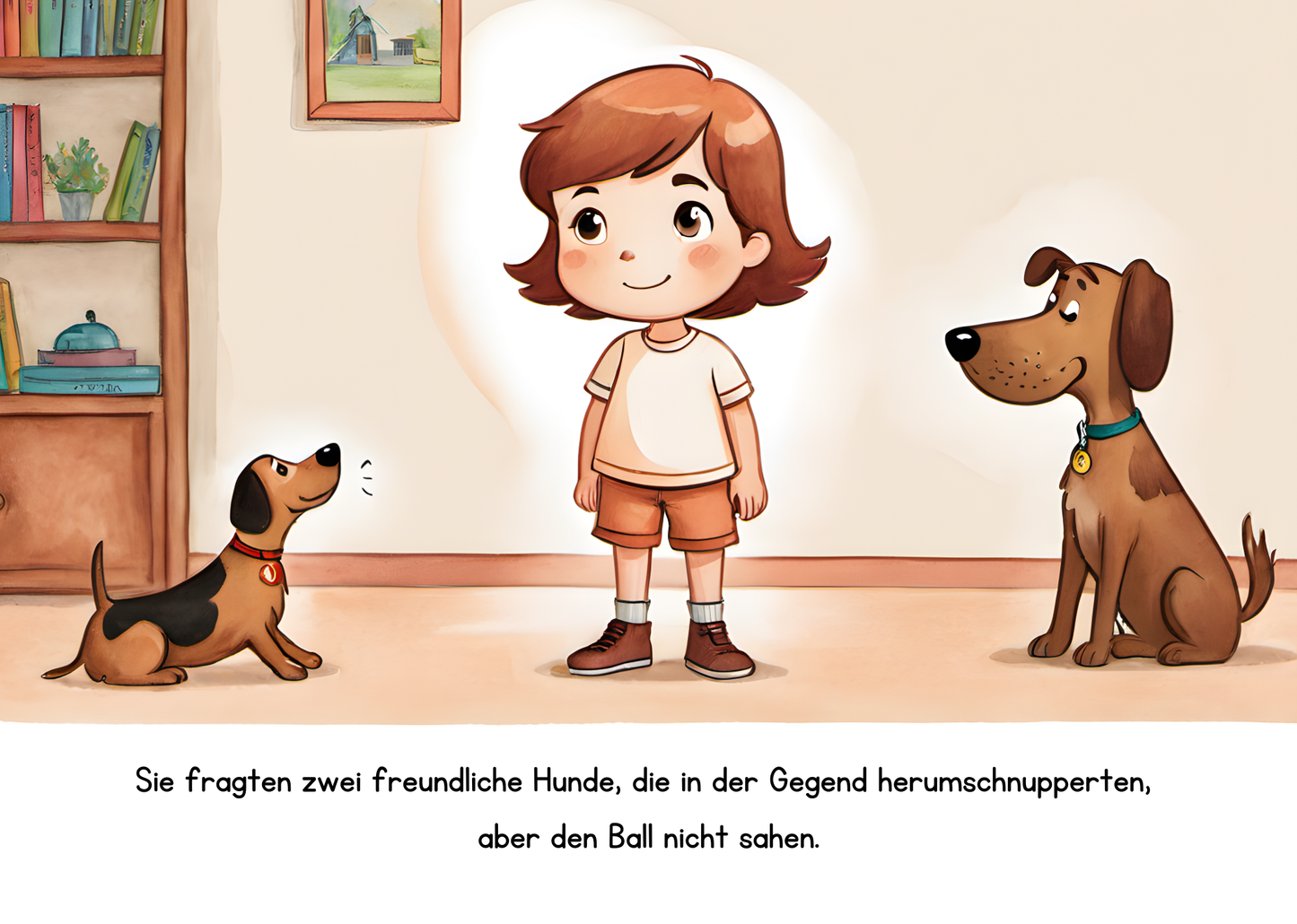 Sophies Gartenabenteuer: Die Suche nach dem verlorenen Ball