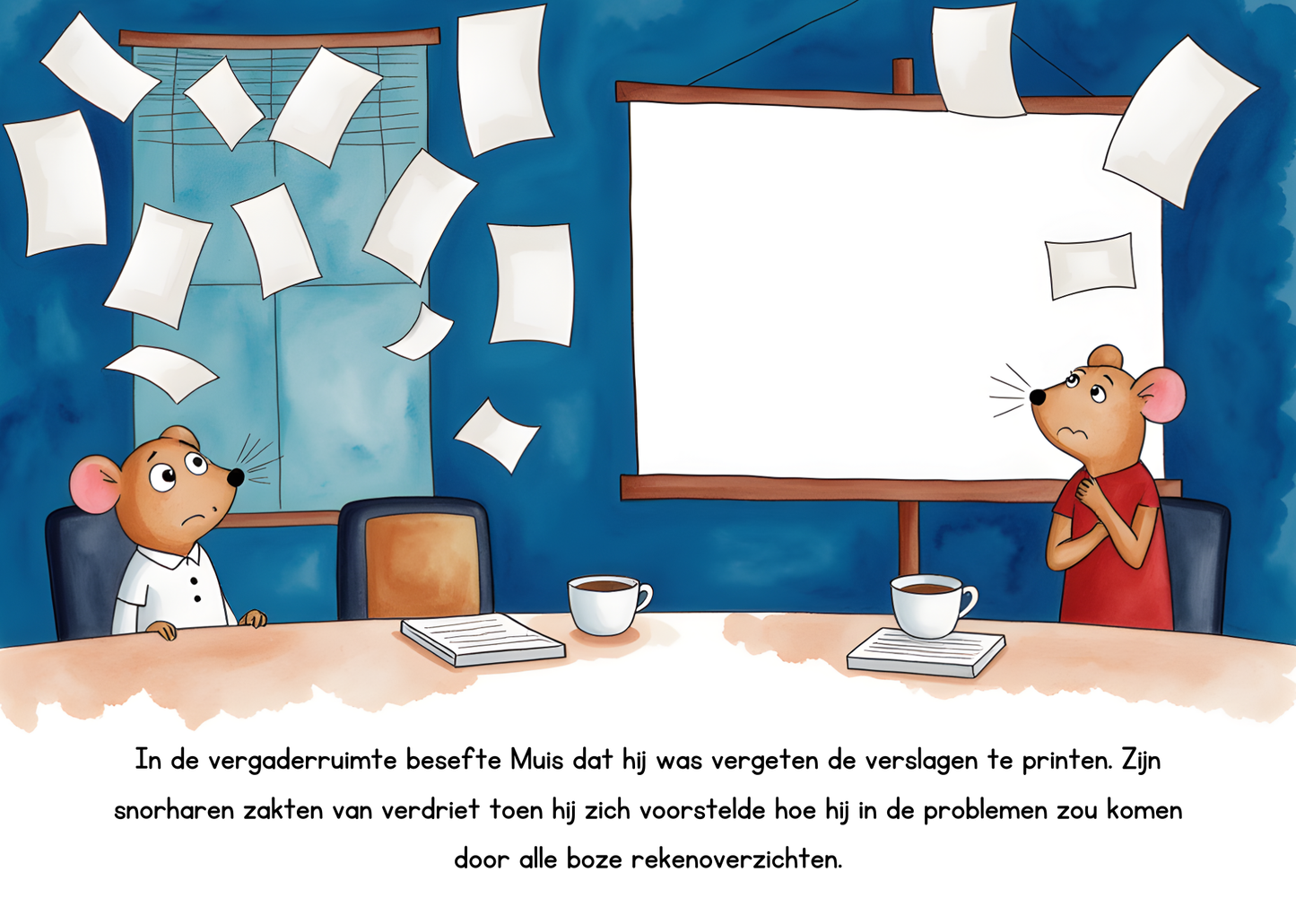 Emmelie en Alouise helpen Muis