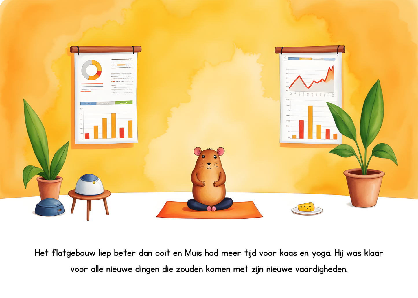 Emmelie en Alouise helpen Muis