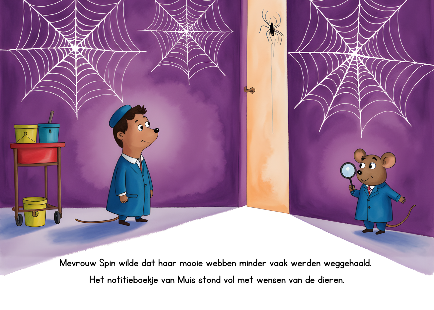 Emmelie en Alouise helpen Muis