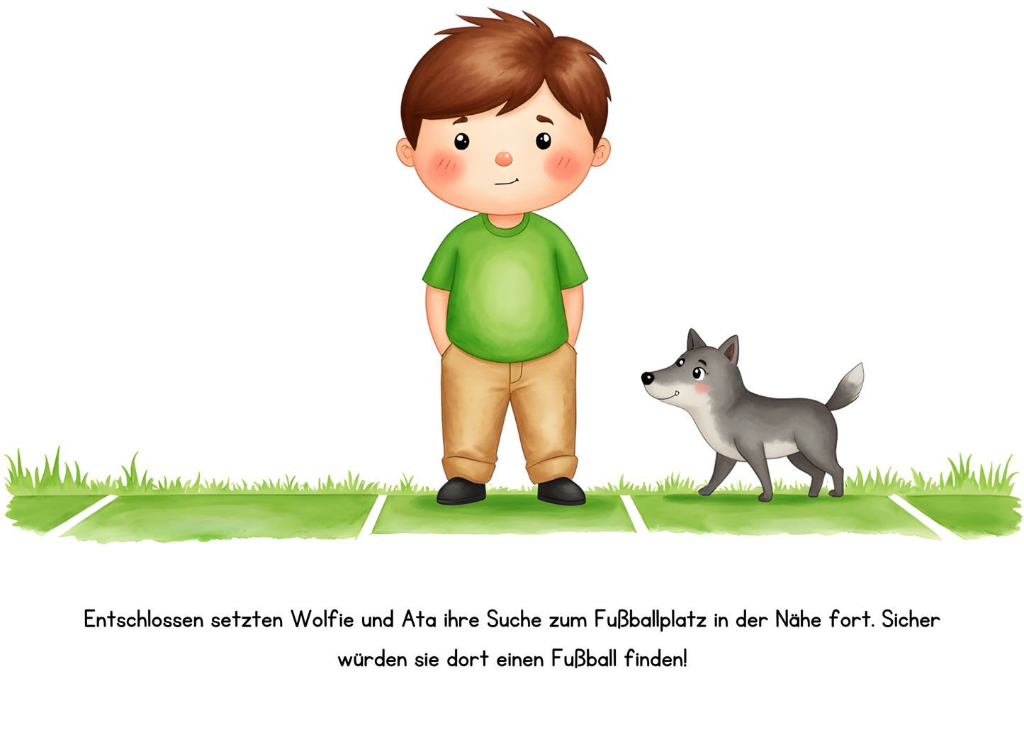 Atas Fußballabenteuer mit Wolfie