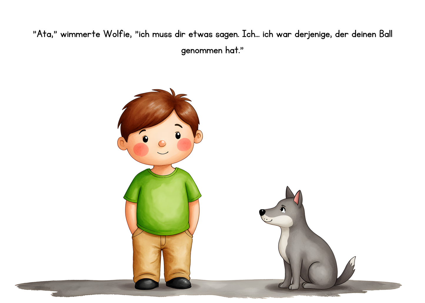 Atas Fußballabenteuer mit Wolfie