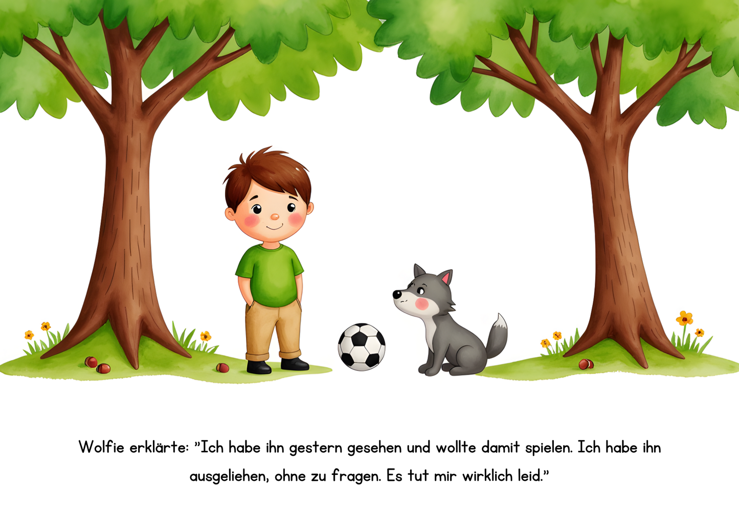 Atas Fußballabenteuer mit Wolfie