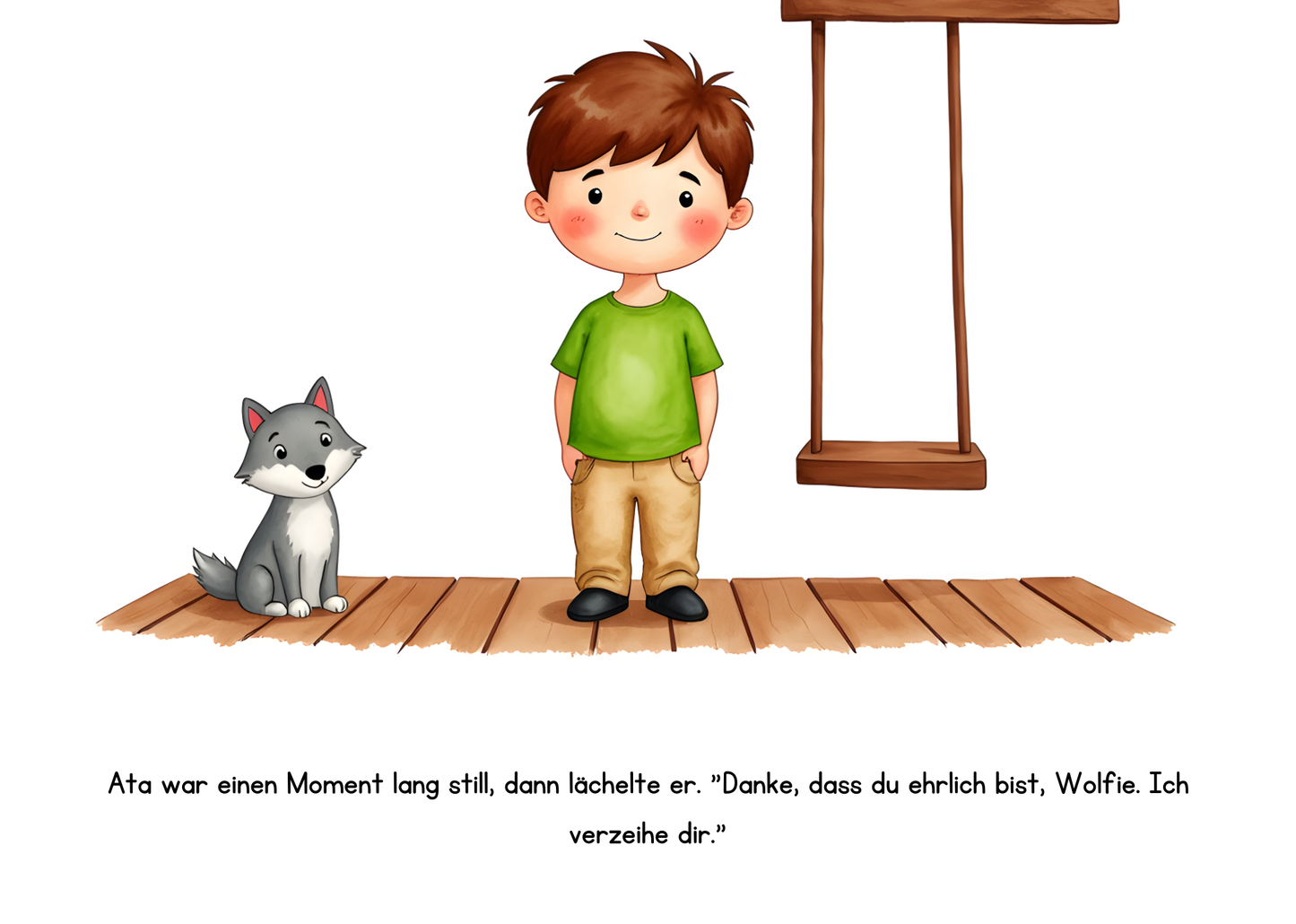 Atas Fußballabenteuer mit Wolfie