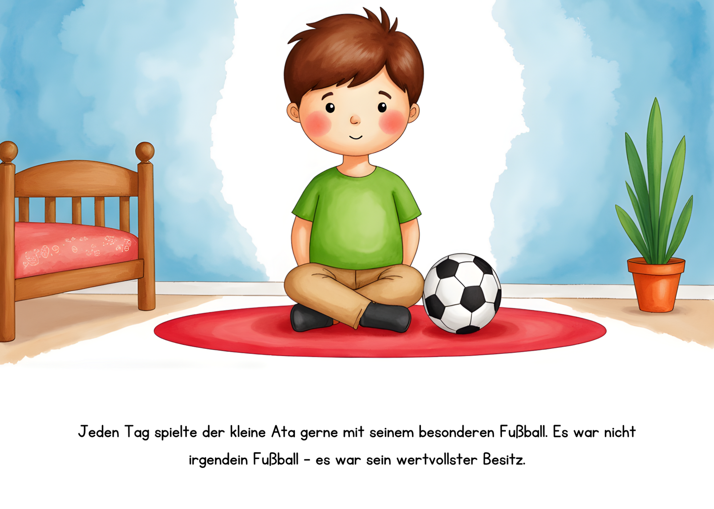 Atas Fußballabenteuer mit Wolfie