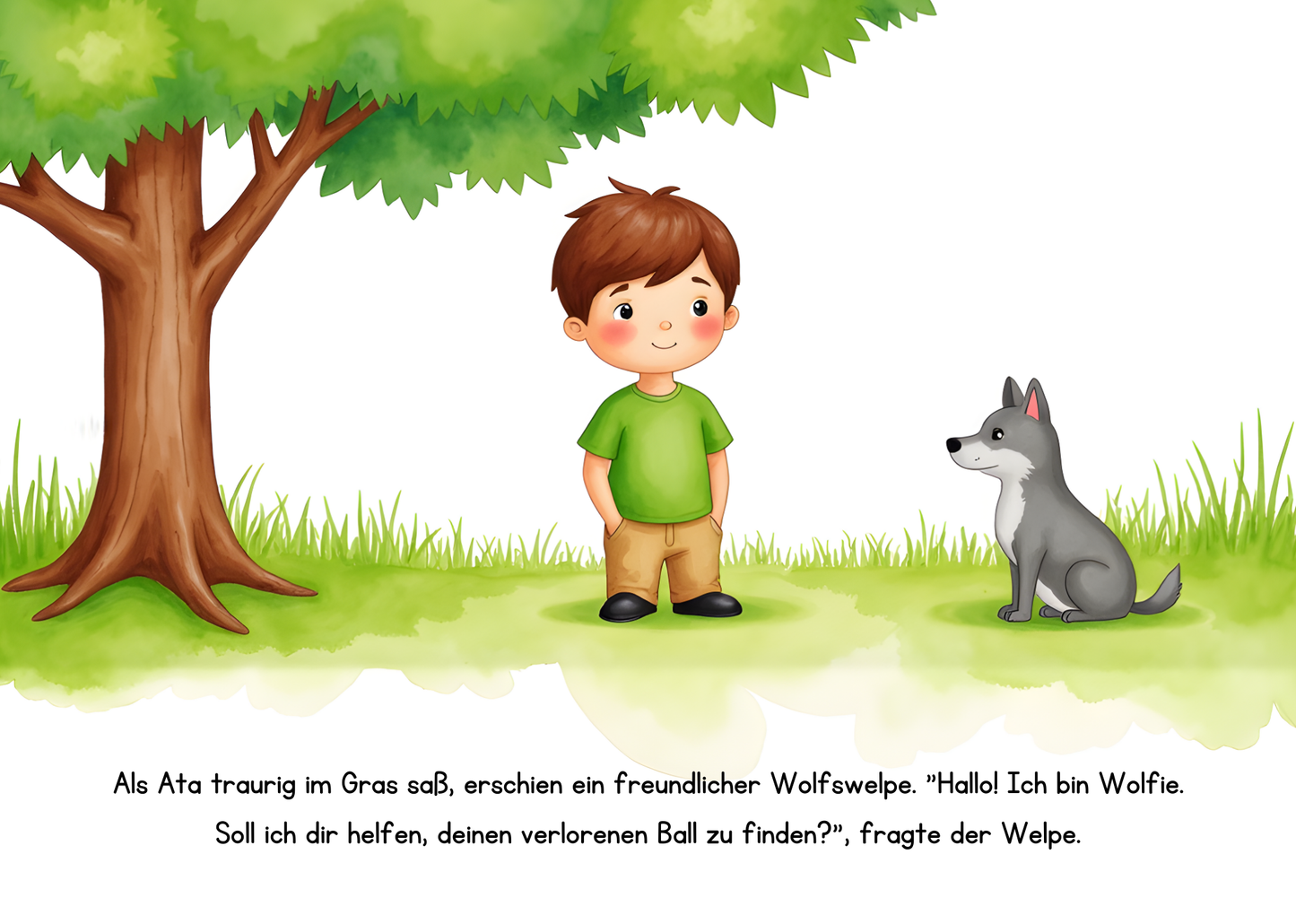 Atas Fußballabenteuer mit Wolfie